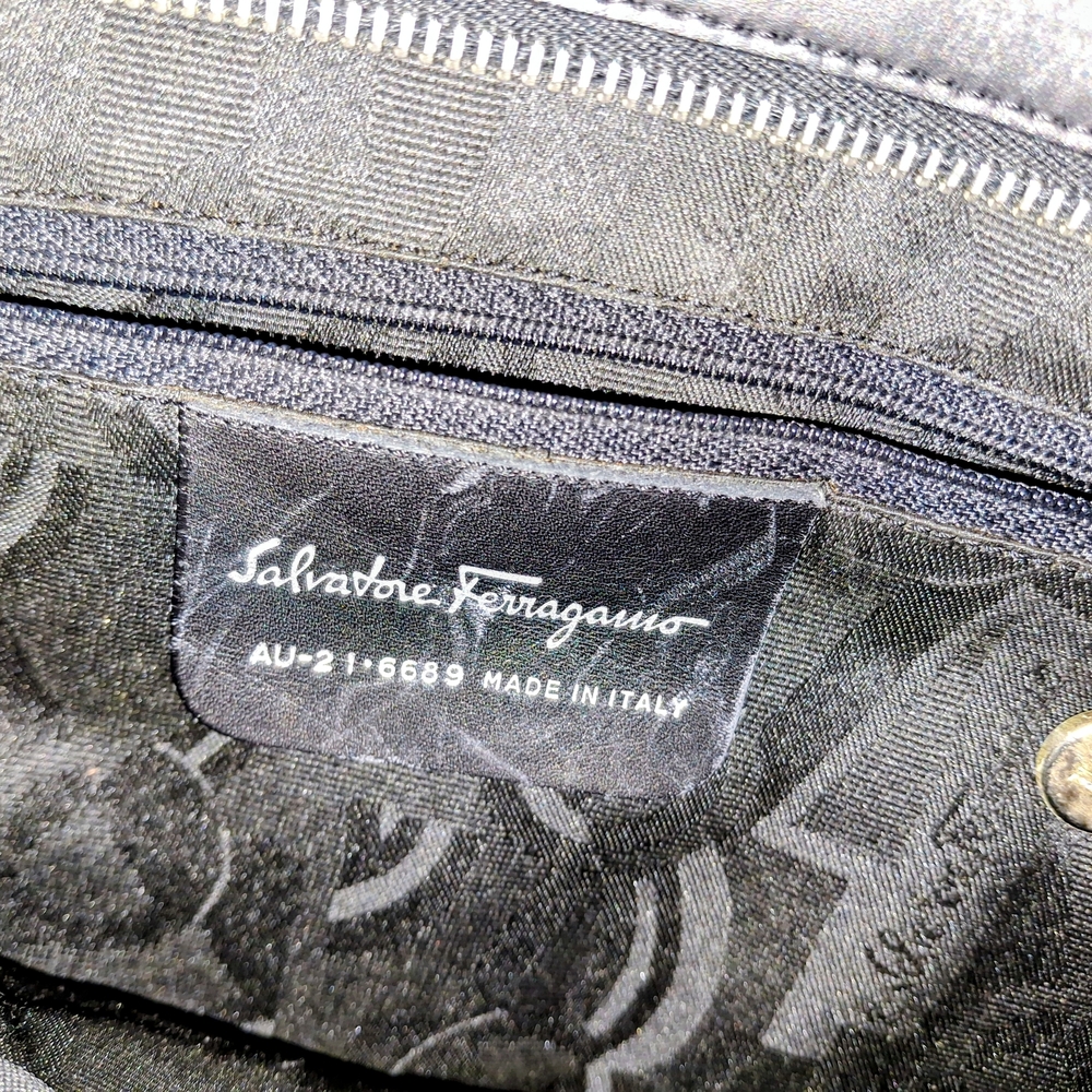 Salvatore Ferragamo Black Fabric Interior - Picture 3 of 8